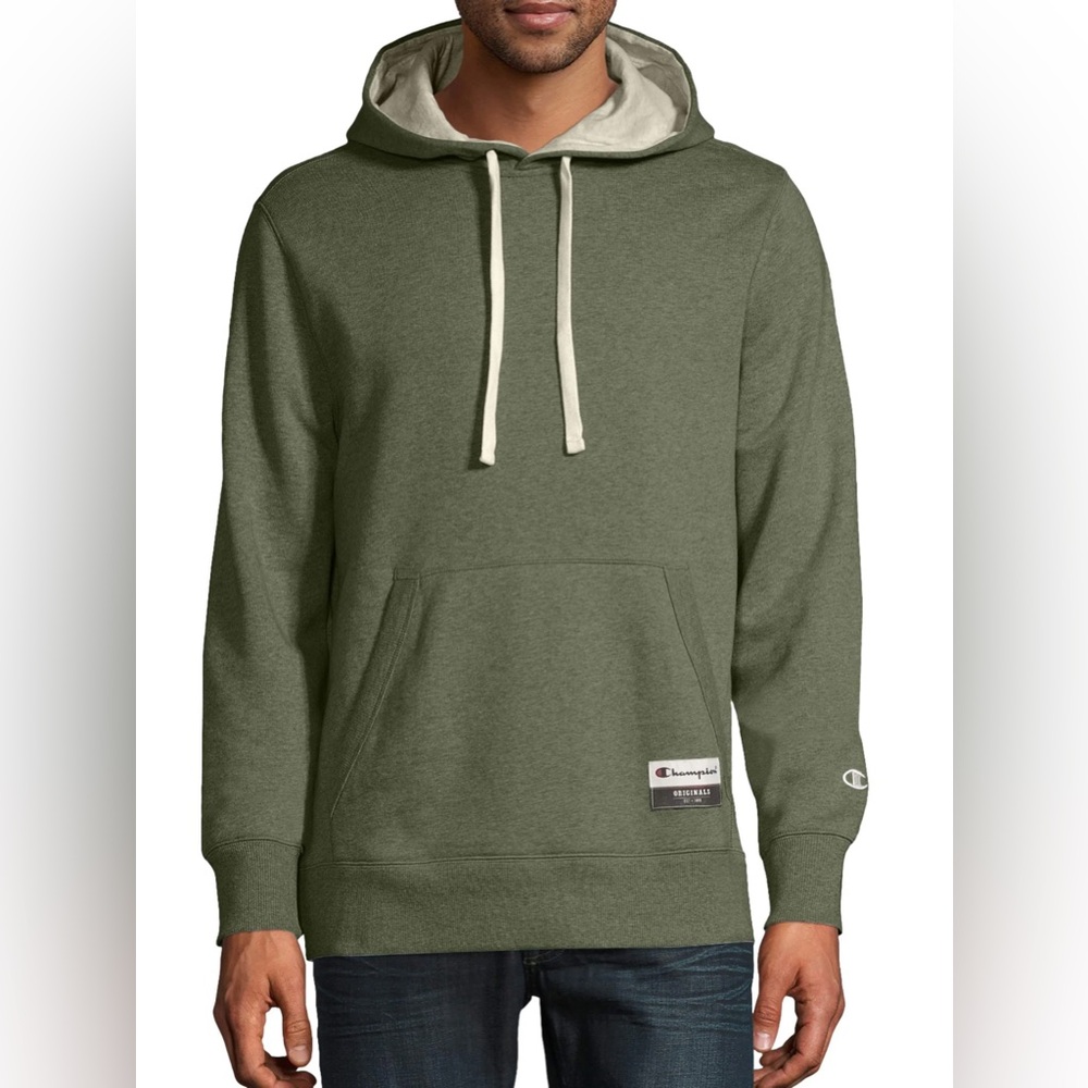 Champion Men's Olive Hoodie